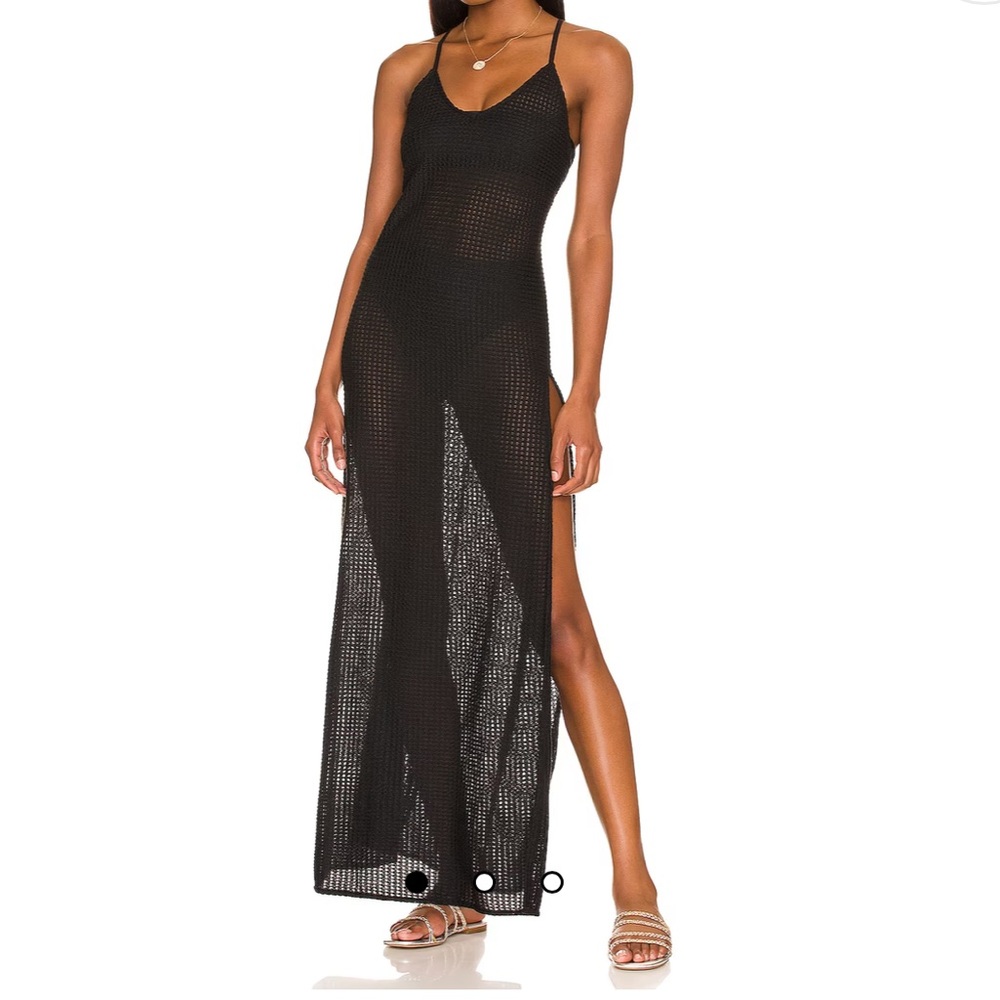 Peixoto Arya Black Knit Dress